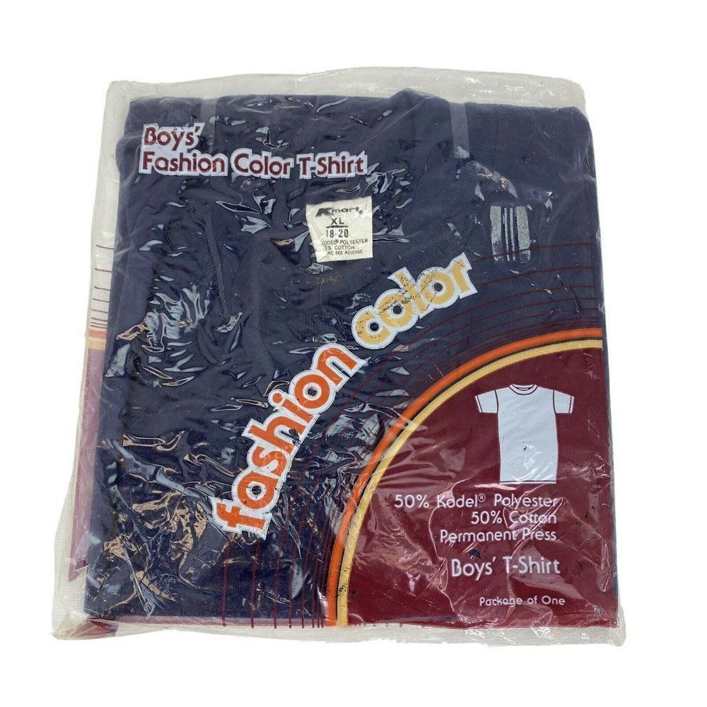 VTG NOS K Mart Boys Fashion Color T Shirt Kmart Na